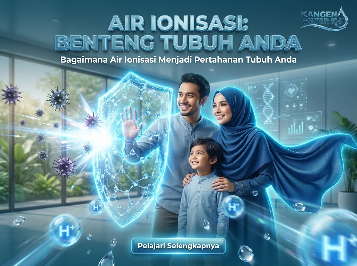 Kangen Water dan Radikal Bebas: Bagaimana Air Ionisasi Menjadi Pertahanan Tubuh Anda